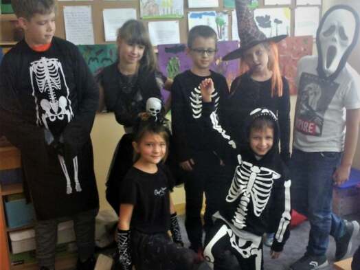Halloweenowe przebrania naszych uczniów